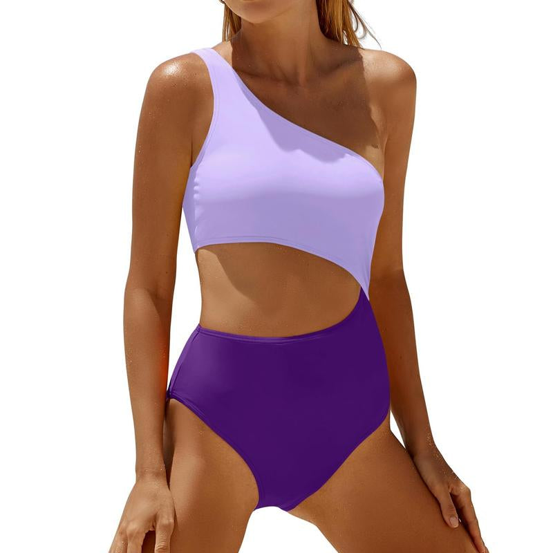 Yonique Women'S One Piece Bathing Suit One Shoulder Swimsuit Cutout Swimwear Monokini #Springtok