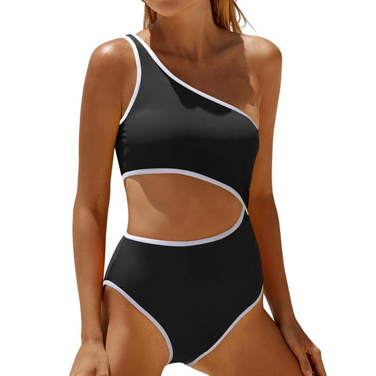 Yonique Women'S One Piece Bathing Suit One Shoulder Swimsuit Cutout Swimwear Monokini #Springtok