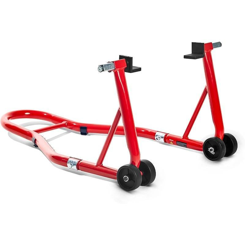 Motorcycle Stand 850 Lbs Sports Bike Rear Wheel Lift Swingarm Paddock Stand Black, U