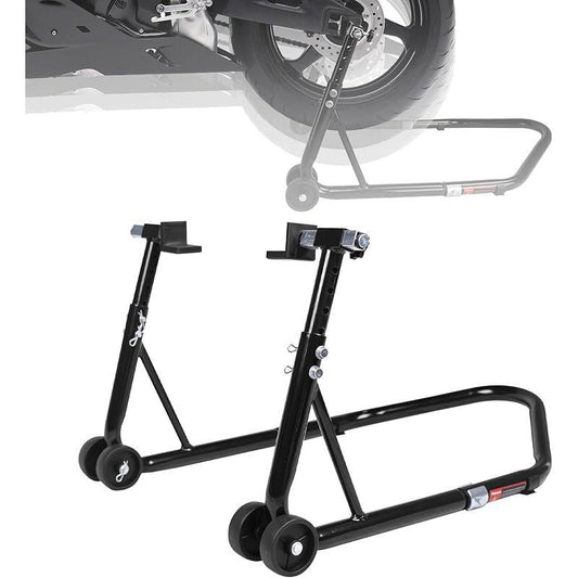 Motorcycle Stand 850 Lbs Sports Bike Rear Wheel Lift Swingarm Paddock Stand Black, U