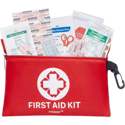 300 Piece First Aid Kit, Portable Small Emergency Kits Compact 1St Aid Kit with Hard Storage Case for Car, Travel, Home, Camping, Outdoor, Hiking